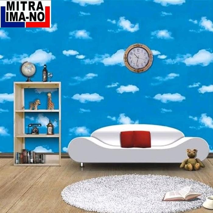 TERMURAH Wpaper Sticker Dinding Motif Awan 5008/CY1102/DP1149 READY STOCK