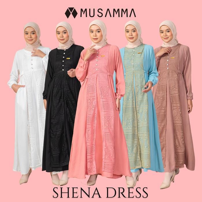 SALE MUSAMMA SHENA DRESS - Airflow - Gamis Wanita