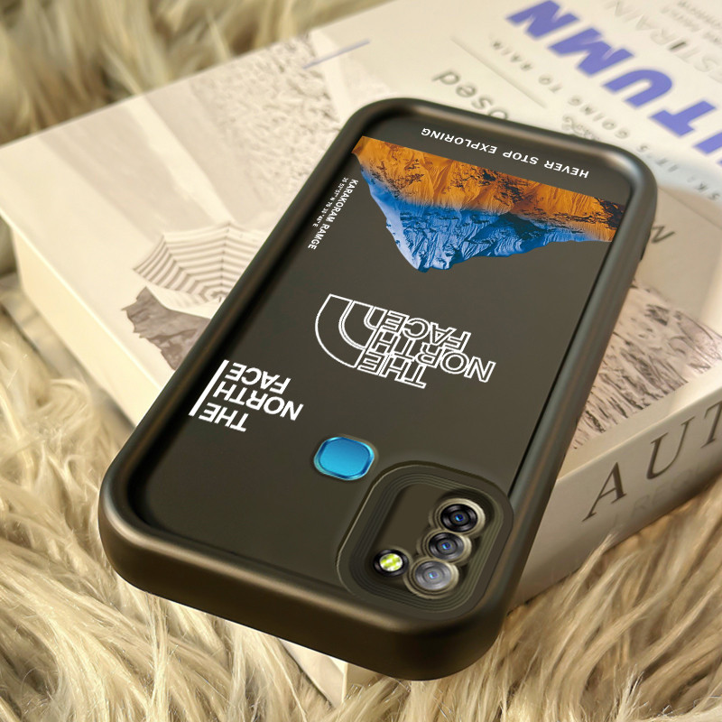 Casing Hp untuk Infinix Smart 5 Smart 6 Ram 3 Hot 10 Lite Case Hp Casing pola pegunungan tinggi Kasi