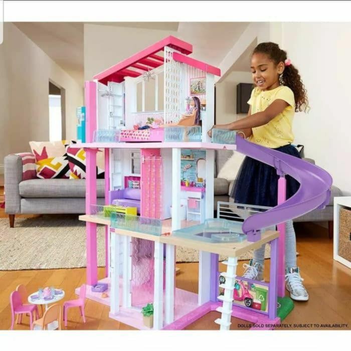 Barbie Dream House 3 Floor Original / Mainan Rumah Barbie 3 Lantai