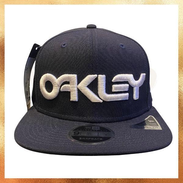 TOPI NEW ERA X OAKLEY COLLAB NAVY 9FIFTY SNAPBACK HAT ORIGINAL