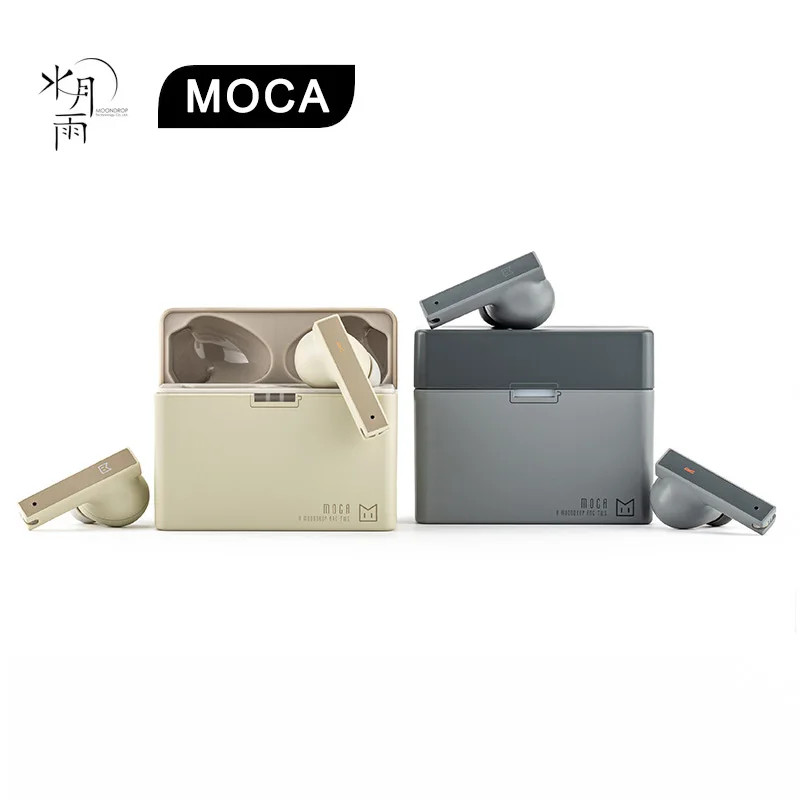 TERBAIK MOONDROP MOCA HiFi Sound Quality ANC TWS Low Latency Automatic Reconnection Wireless Chargin