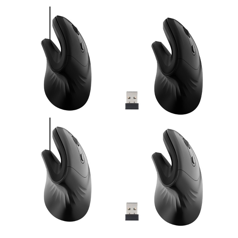 Jsy 11 Wired Mouse, Ergonomic Vertical Mouse For Comfortable Office And Gaming Use Prevent Mouse