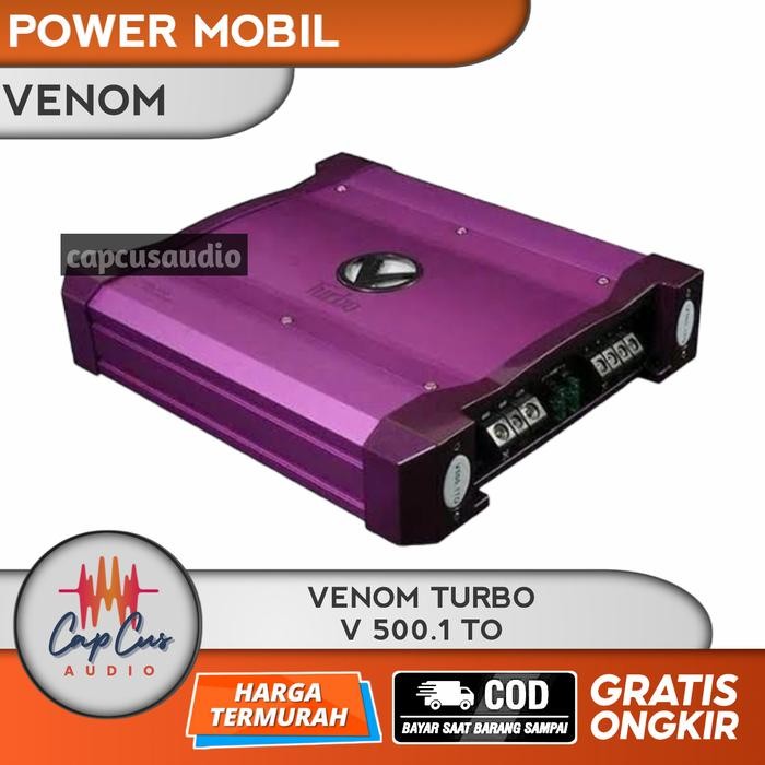 POWER MONOBLOCK / MONOBLOK VENOM TURBO V 500.1 TO / V500.1TO AMPLIFIER