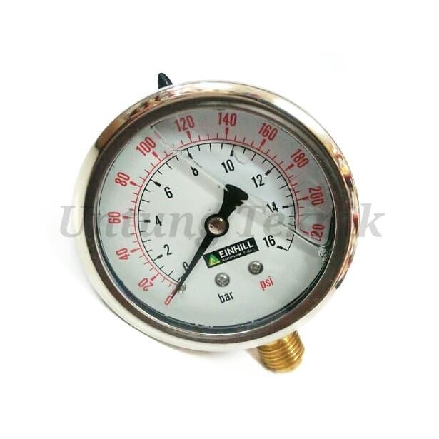 BisAiNstan- Einhill Manometer Minyak - Pressure Gauge Oil