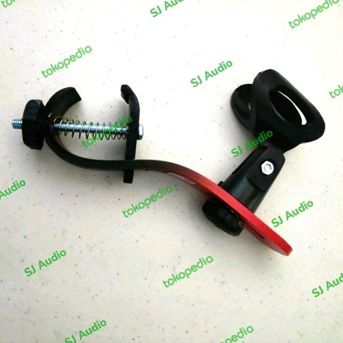 pf2j- Stand Mic Jepit Kendang Ketipung - Stand Mic Kendang