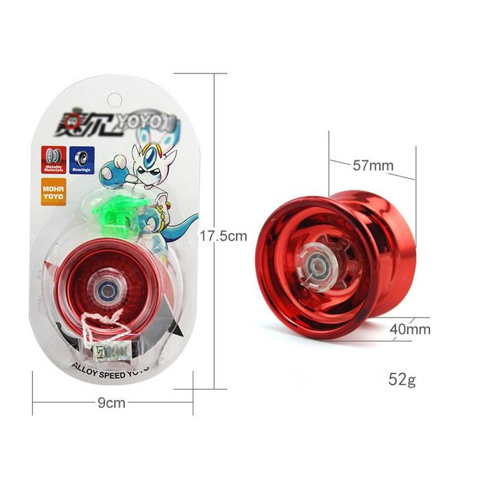 pf2j- Mainan Yoyo Responsive High Speed Bearing Blazing Teens Aluminum Alloy