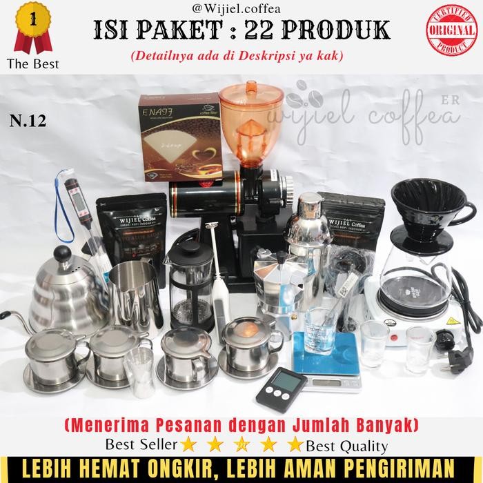 Paket Alat Kopi Lengkap Usaha Kedai Kopi Minimalis - Alat Kopi Paket Usaha Rkop - Alat Kopi Cafe -