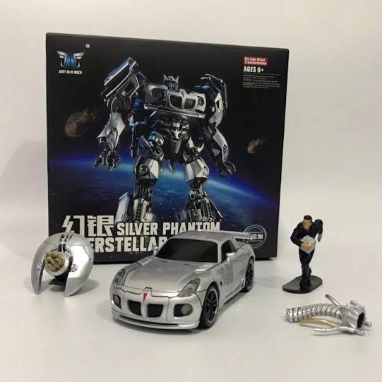 HOT SALE TRANSFORMERS LS18 LS-18 JAZZ SILVER PHANTOM ORIGINAL BY BMB AOYI TERMURAH