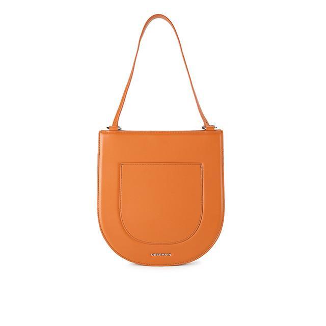 Obermain Wanita BRADLEY Tas Selempang Wanita Desain Minimalis Warna Cokelat Earth Tone dengan Tali A