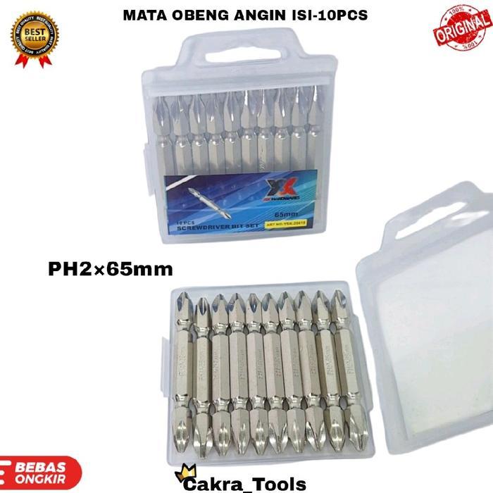 NEW MATA OBENG ANGIN ISI-10 PCS / MATA OBENG obeng kembang