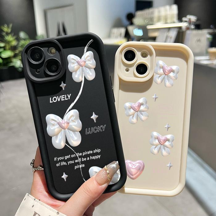 Casing Hp Untuk Oppo A15 A15S A35 Case Hp Pola Busur Kartun Casing Ponsel Softcase Kasing Silikon