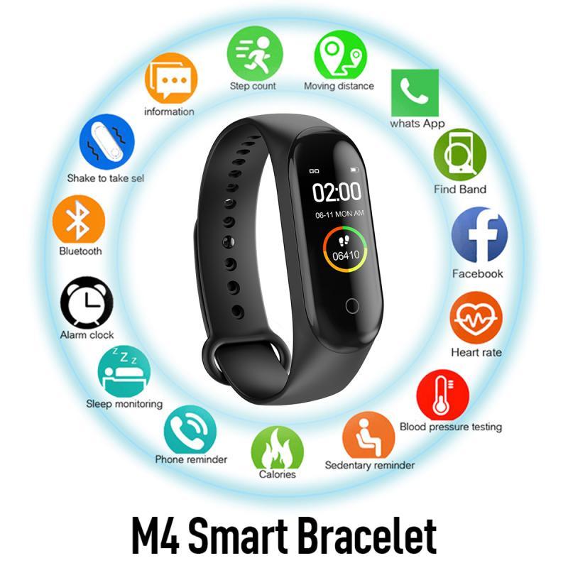 Smart Bracelet Sports M4 Waterproof Smart Watch Smart Electronic Smart Bracelet Pedometer Fitness
