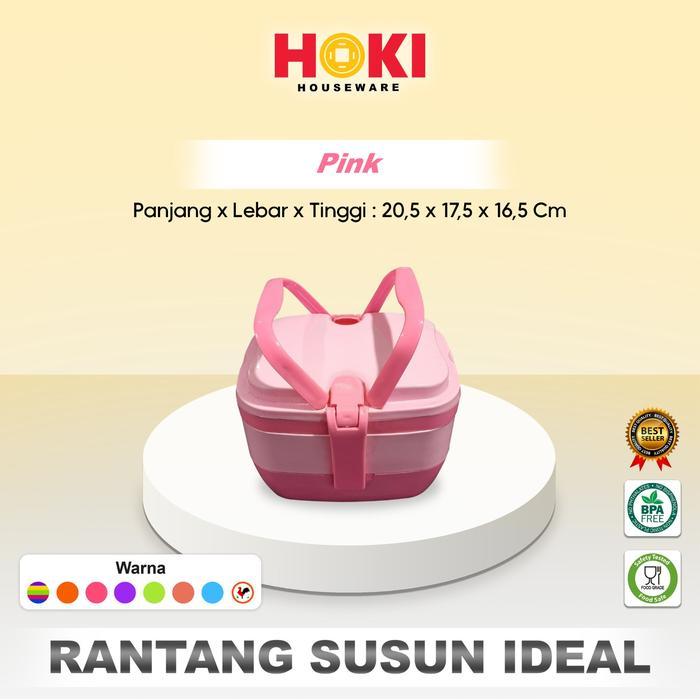 Rantang Susun Ideal / Rantang Set / Rantang Minimalis / Rantang Susun Plastik Terlaris