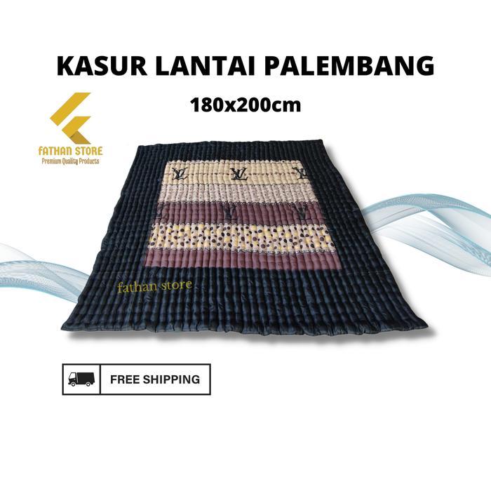 SALE! COD Kasur Lantai Palembang Jumbo Tebal Ukuran 180x200cm Isi Kapuk Majun Tilam Lipat Karpet