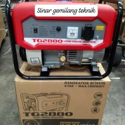 MESIN GENSET GENERATOR LISTRIK GENSET TIGER TG2880 1000 WATT