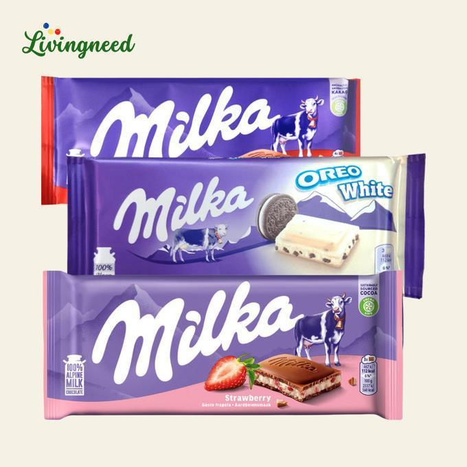 MILKA Chocolate Bar Series Coklat Import 100gram