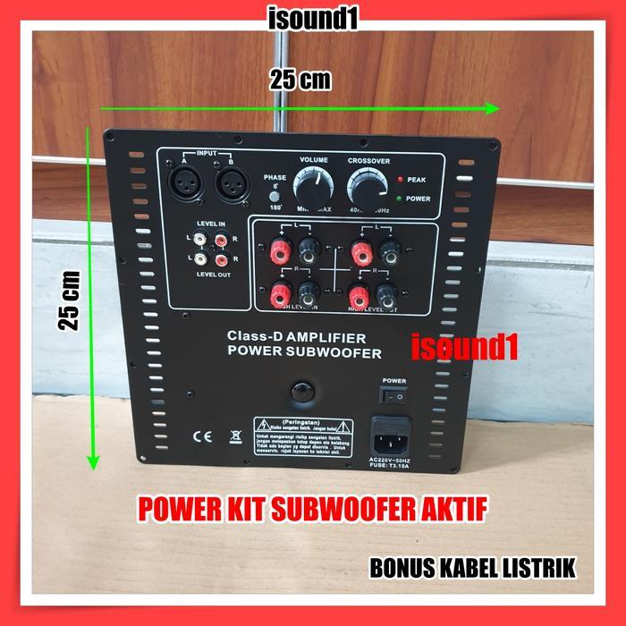 MESIN POWER KIT SUBWOOFER AKTIF AMPLIFIER AMPLI SUB ACTIVE BISA 12IN 15IN 18IN BASS MANTAP