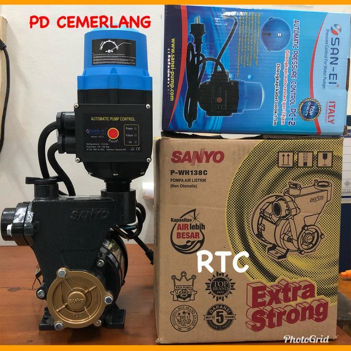 Pompa Sanyo Pendorong Otomatis Booster Pump Sanyo Booster Terbaru !!!