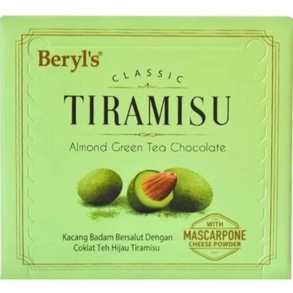 Coklat Almond Beryls 65g Malaysia Coklat Susu, Coklat Putih, Coklat Hijau