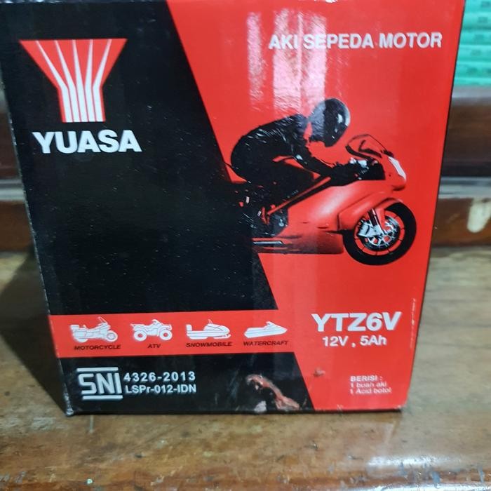 Accu Yuasa Ytz6V