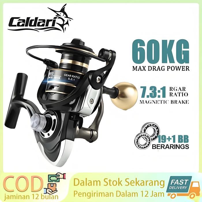 Sougayilang Pro - Reel Pancing Logam Penuh Reel Spinning Mesin Mancing Casting Fishing Reel