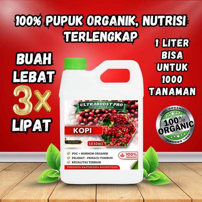 

Promo Pupuk Organik Cair Ultraboost Pro Khusus Tanaman Kopi Arabika, Kopi, Kopi Robuska - Nutrisi