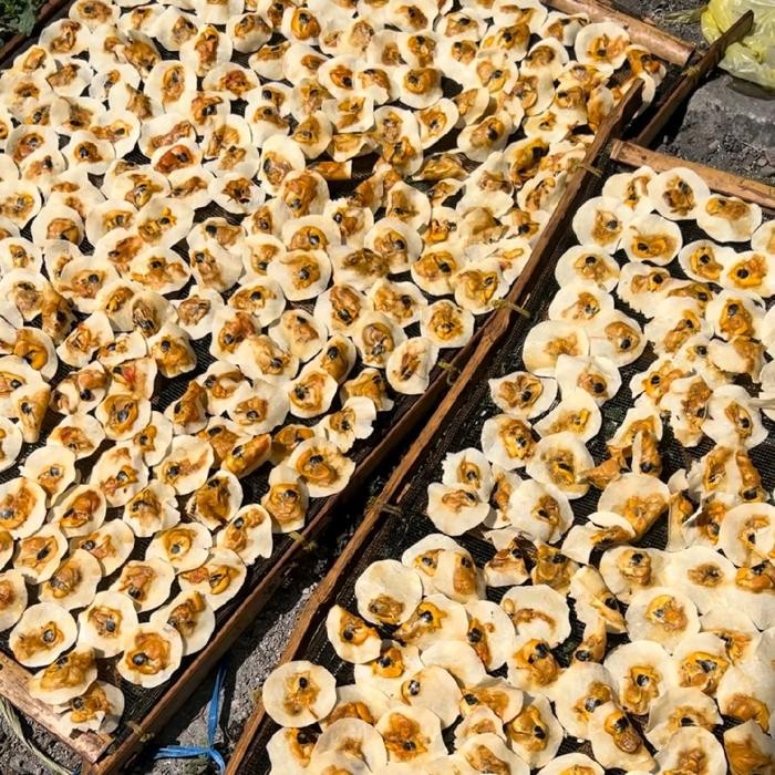 

(OLEH-OLEH SURABAYA) KENTANG SIMPING KERANG MENTAH 250GR KERIPIK