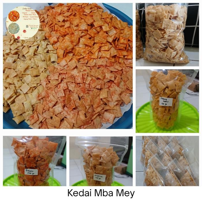 

CAMILAN/JAJANAN KRIPIK PANGSIT GORENG 1 KG / 1000 GRAM