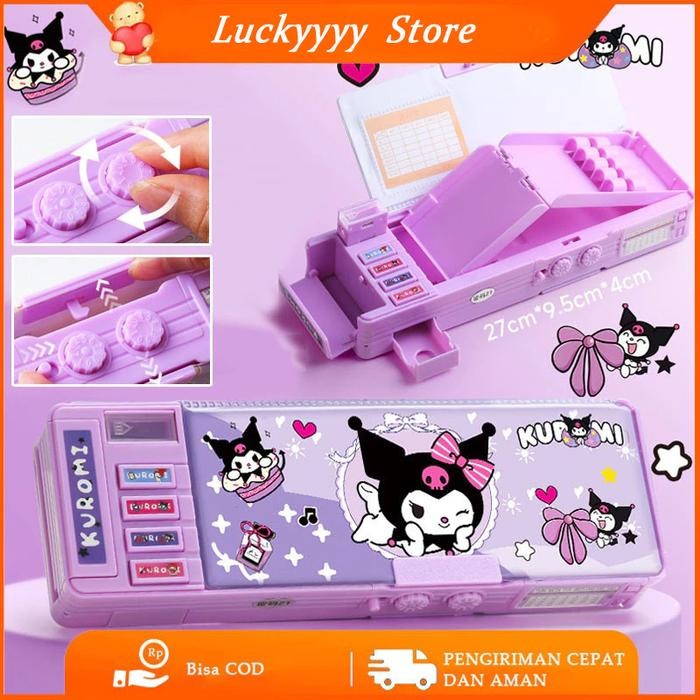 

CODkotak pensil anak perempuan kotak pensil kuromi kotak pensil multifungsi Cinnamoroll Kotak Alat