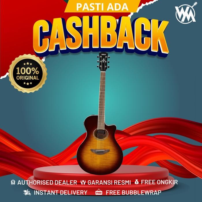 YAMAHA APX600FM TBS - APX600 FM TBS - APX 600FM GITAR AKUSTIK ELEKTRIK