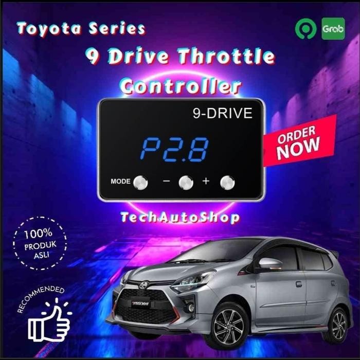 9 Drive Throttle Controller Toyota Agya 1.2 Series Piggyback 9Drive