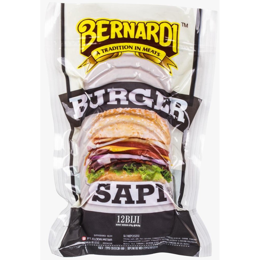 

Pilihan- Bernardi Burger Sapi 12 Vc