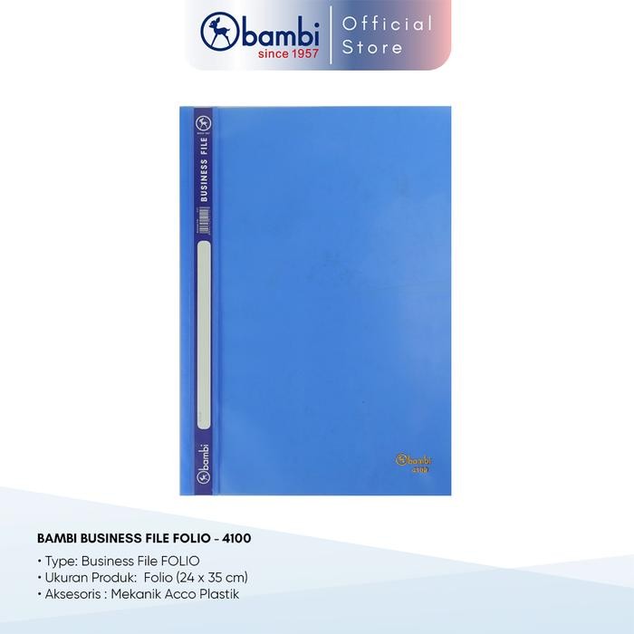 

Bambi Business File Schnelhecter Map Dokumen Folio Include Acco All Color Pack 1 Lusin Original