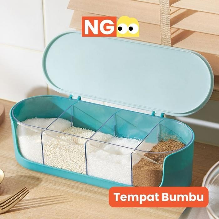 NG STATIONERY - TEMPAT BUMBU TEMPAT PENYIMPANAN BUMBU DAPUR TEMPAT SENDOK ALAT DAPUR TEMPAT BUMBU 4