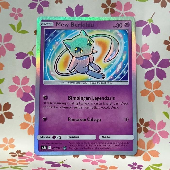 Pilihan- Pokemon Tcg Indonesia Mew Berkilau ( Shining ) As2B 067/171