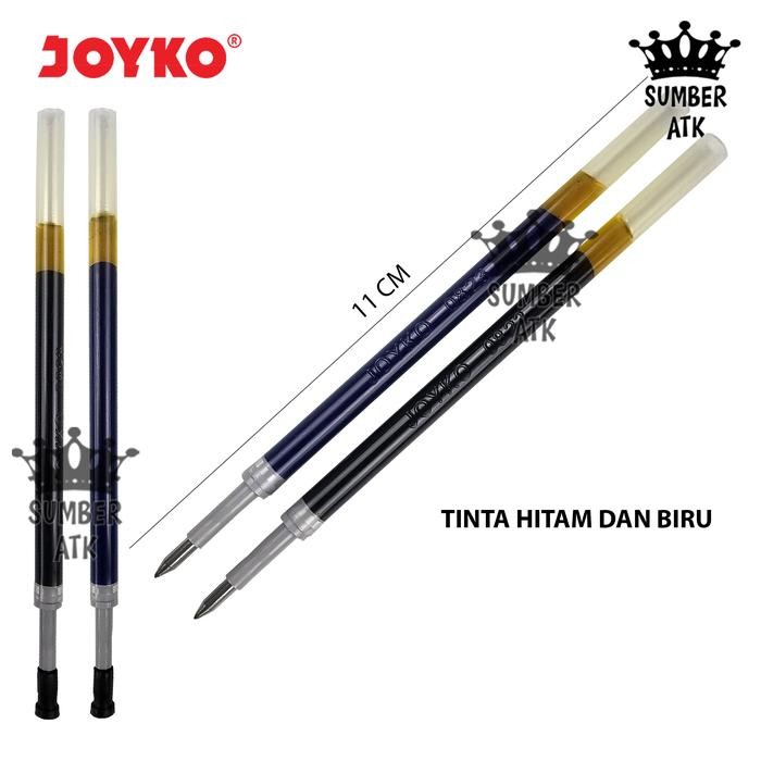 

New Gel Pen Refill GPR-267 0.5 mm 1 BOX isi 24 PCS Isi Ulang Pen Isi Pulpen Joyko Black Blue