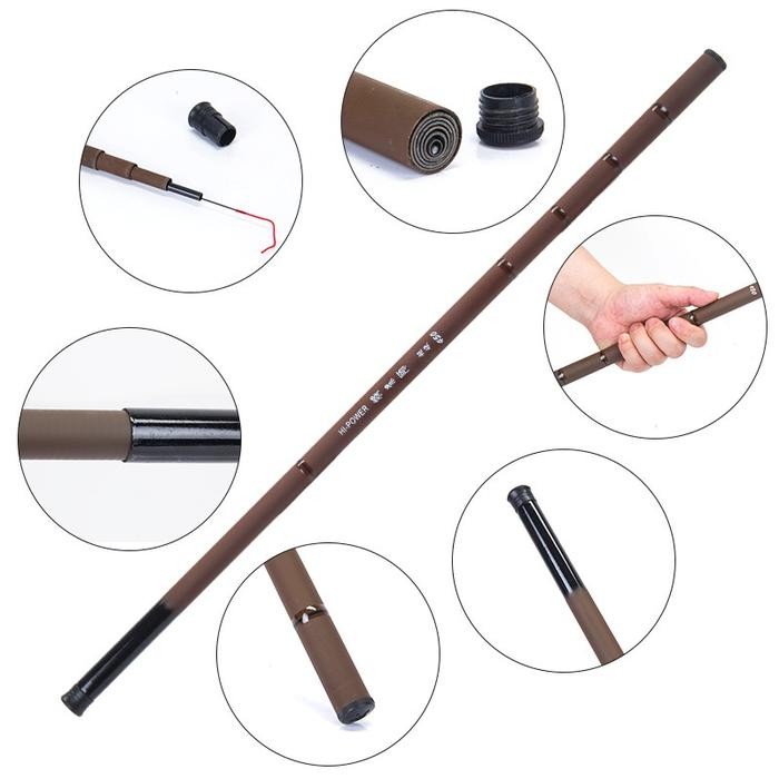 Joran Pancing 3.6M/4.5M Tegek 450 Murah Ringan Kuat Joran Pancing Tegek Carbon Super Ringan Kaku