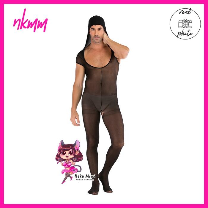 NKMM Zentai Suit Full Body Stocking Polos Pria Eli Bodysuit ZEN008