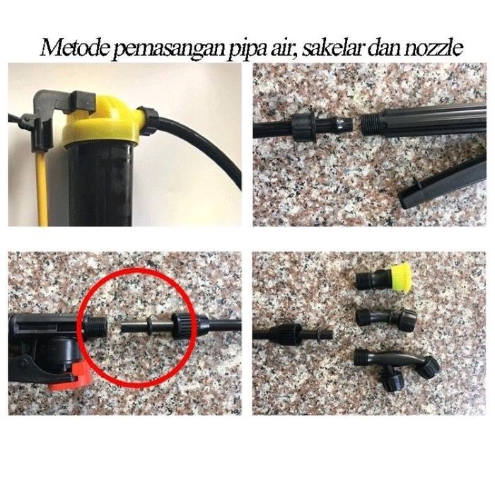 Canel & Co Tangki Spray Manual 16 Liter Alat Semprot Hama Padi Biru Tanaman Sprayer Promo 