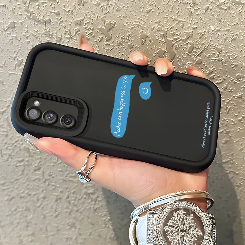 Casing Hp Untuk Samsung S24 FE S20 FE Samsung S21 FE Case Wajah tersenyum Softcase Silikon Kesing Ra