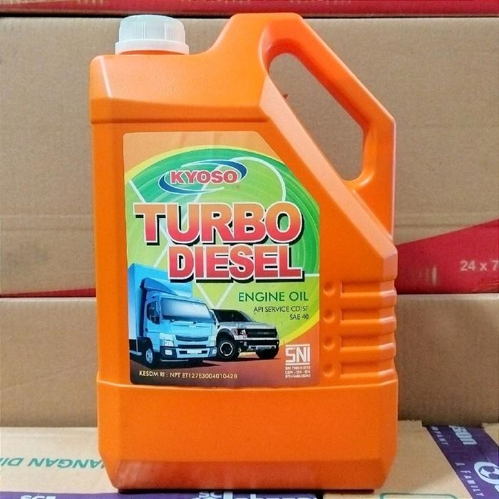 OLI MESIN MOBIL DIESEL KYOSO TURBO DIESEL SAE 40 5 LITER