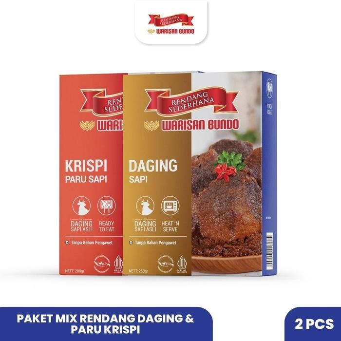 

Pilihan- Paket Mix Rendang Sederhana - Daging Sapi Dan Paru