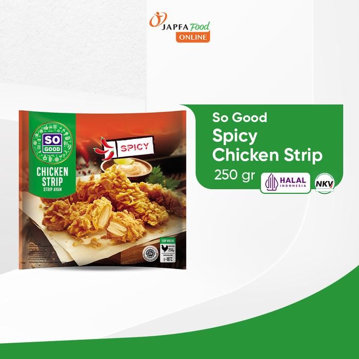 

Pilihan- So Good Spicy Chicken Strip 250Gr - Daily Deals