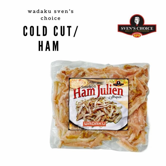 

Pilihan- Daging Babi Asap Sven'S Choice Smoke Ham Julien Stripes For Pizza 100G