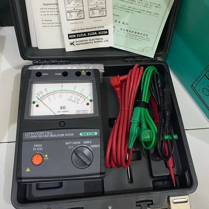 KYORITSU 3123A INSULATION TESTER ORI BERKUALITAS