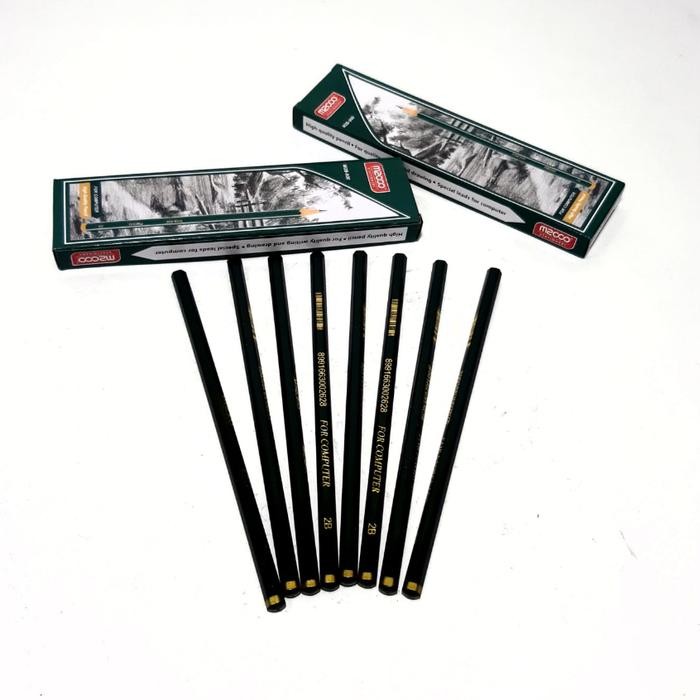 

New Harga Grosir 1kotak/12pcs Pensil 2B For Computer