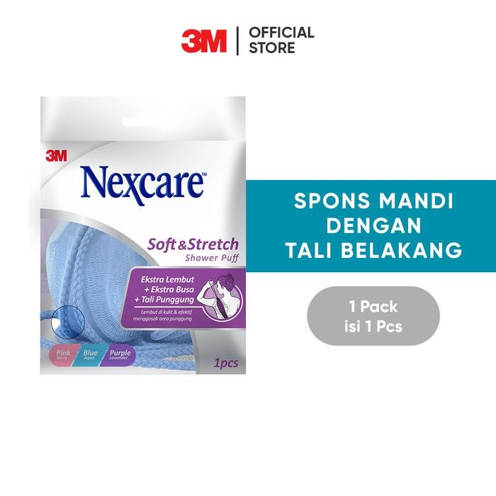 Pilihan- 3M Nexcare Shower Puff, Lembut Dan Elastis, 1 Pak