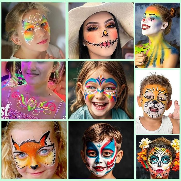 

Hot Sale! Cat Wajah & Tubuh Global Colours Bodyart 45Ml Face Paint Non-Toxic Profesional