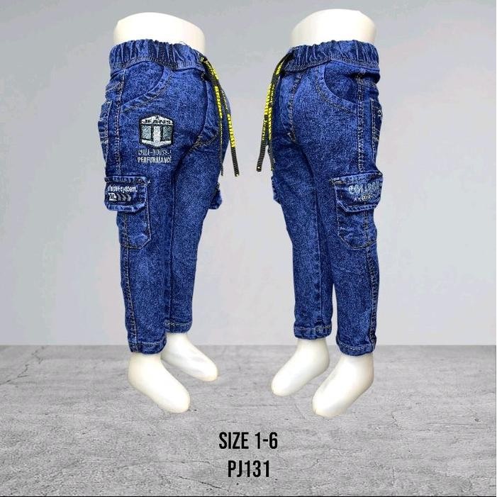 Nevada Kids - Jeans Cargo Anak Laki-Laki Usia 1-10 Tahun